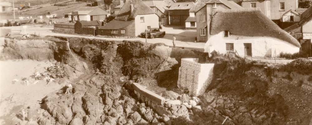 Walls built to protect the village