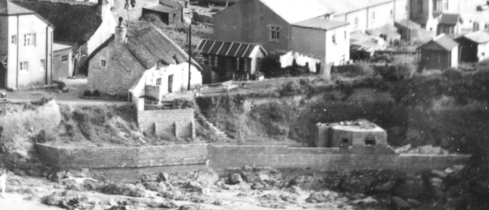 Walls built to protect the village