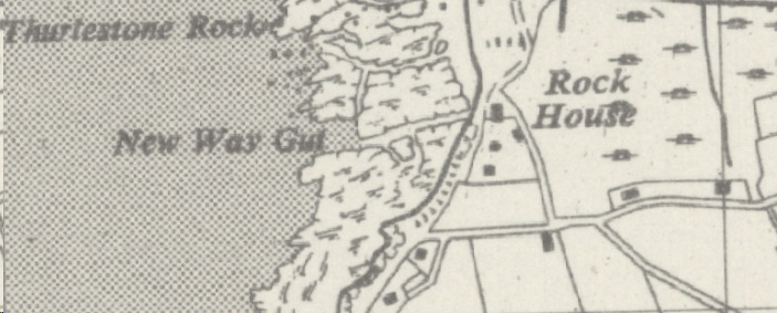 Map showing approximate location of the house