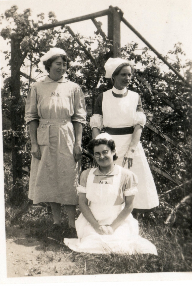 Sister Stone and two nursing assistants