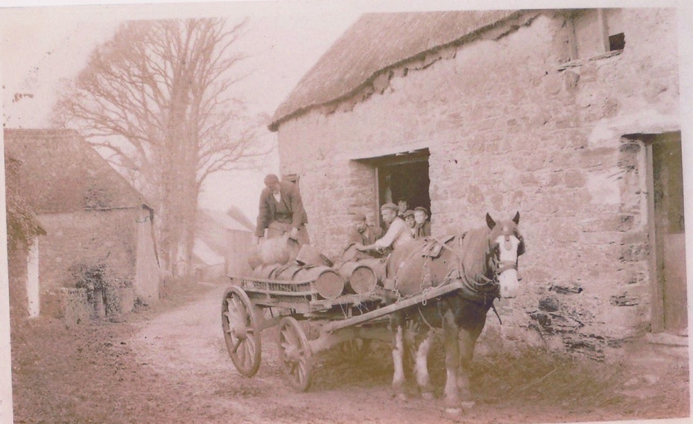 Exterior of cider press