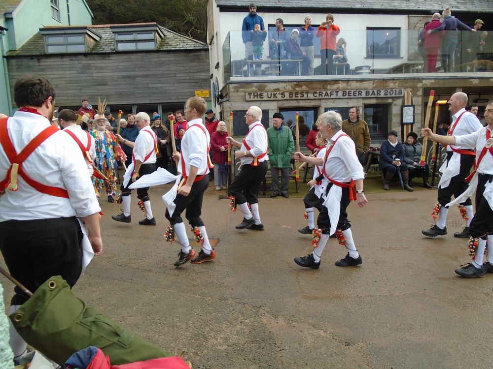 Morris dancers on New Years Day 2020